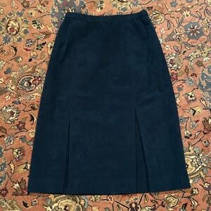 Vintage Out on a Limb Teal Navy Blue Hue Women's Skirt